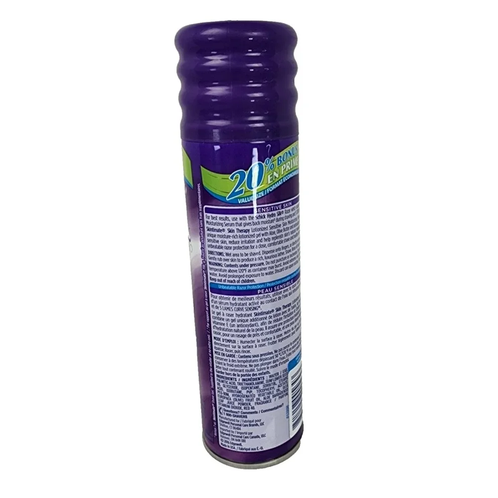 Skintimate Skin Therapy Moisturizing Shave Gel Sensitive Skin Bonus Value Size